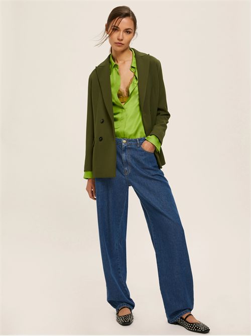 Camicia in raso - VERDE MELA EMME MARELLA | DECODE/002